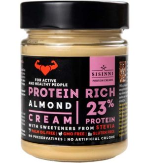 Almond_Protein_Cream,_Protein_23_ Sisinni κρέμα αμυγδάλου πρωτεΐνης 23%
