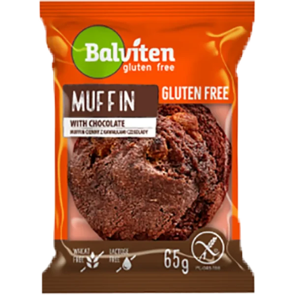 Muffin χωρίς γλουτένη με μάυρη σοκολάτα