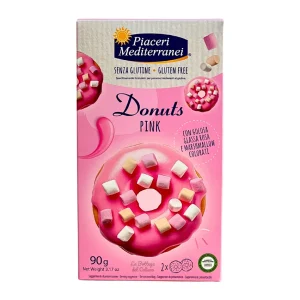 Donuts pink με επικάλυψη ρόζ γλάσου χωρίς γλουτένη